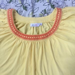 Cheerful Embroidered Spring Top